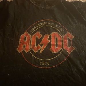 AC/DC band rock tee